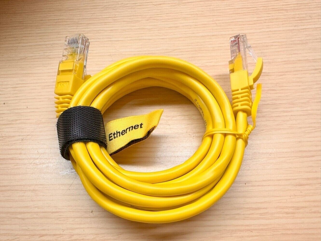 Comcast Ethernet Cat 5e CCA Verified Gigabit Patch Cord Cable RJ-45 Yellow NEW