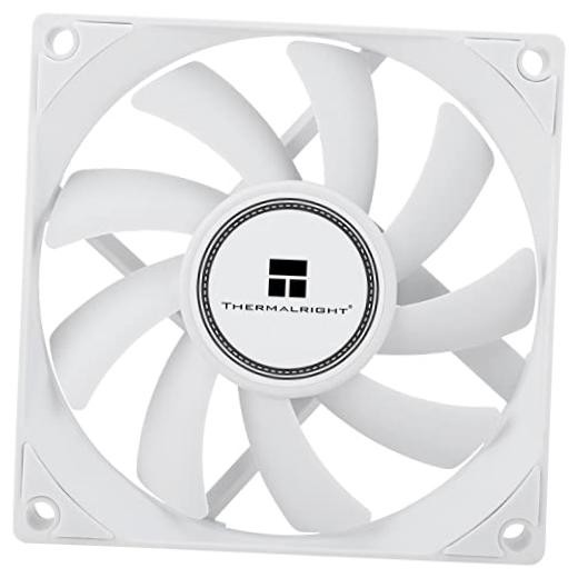 CPU Cooling Fan - 80mm Slimline Computer Case Cooler, Quiet 4pin PWM, TL-8015W