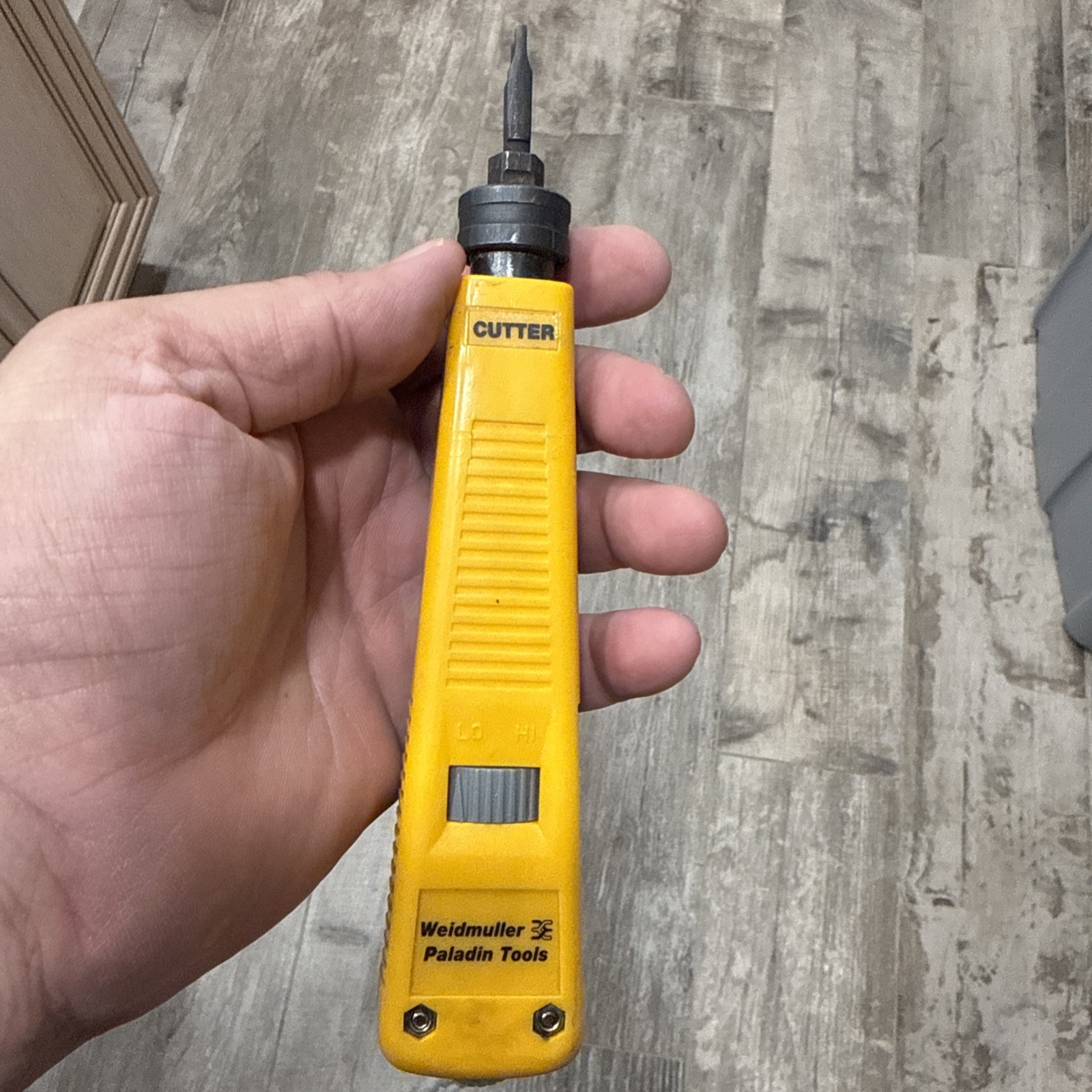 Weidmuller Paladin Tools Impact Punchdown Tool - USA Pat 4999914