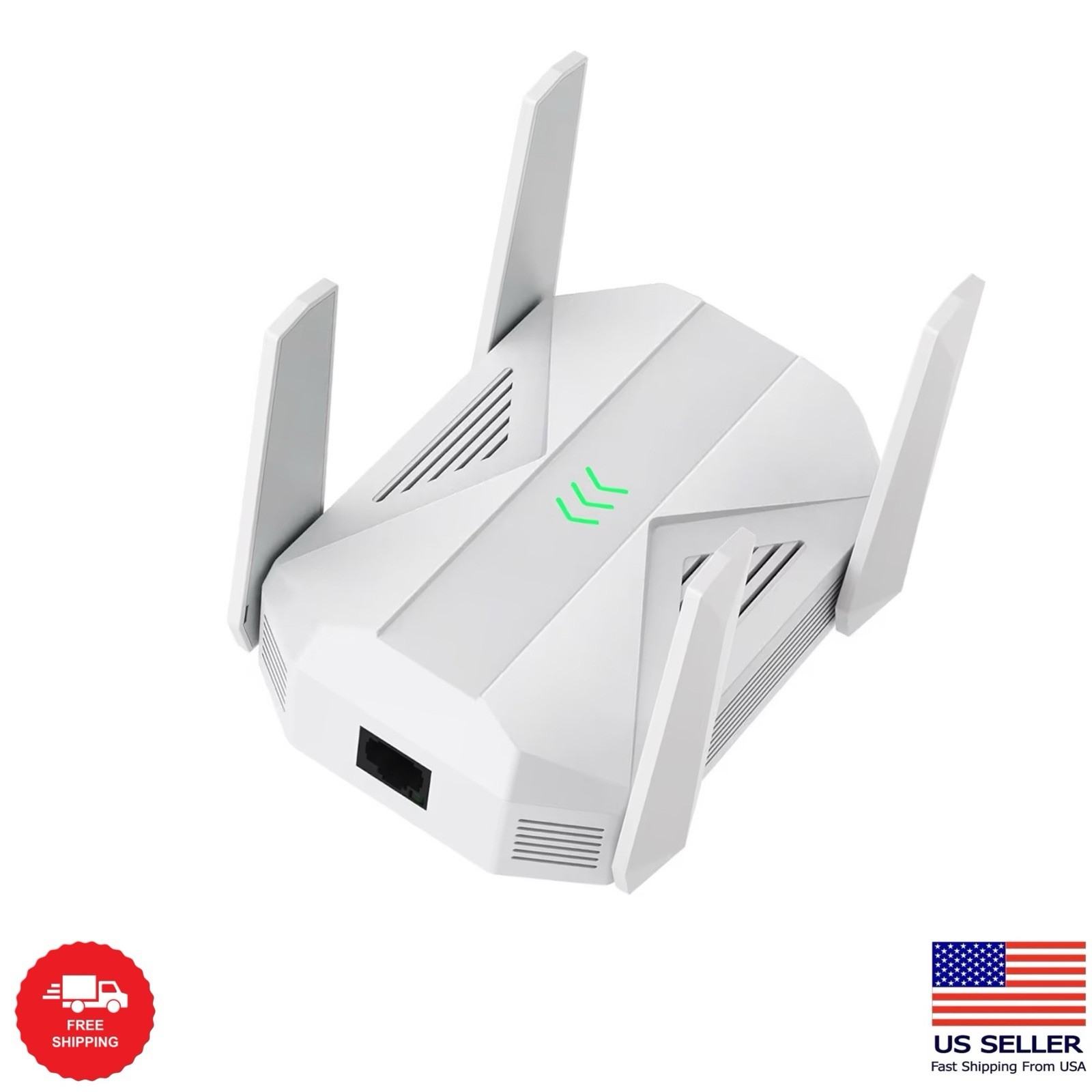 2025 Newest AC2100 WiFi Extender - WiFi Extender Signal Booster with White