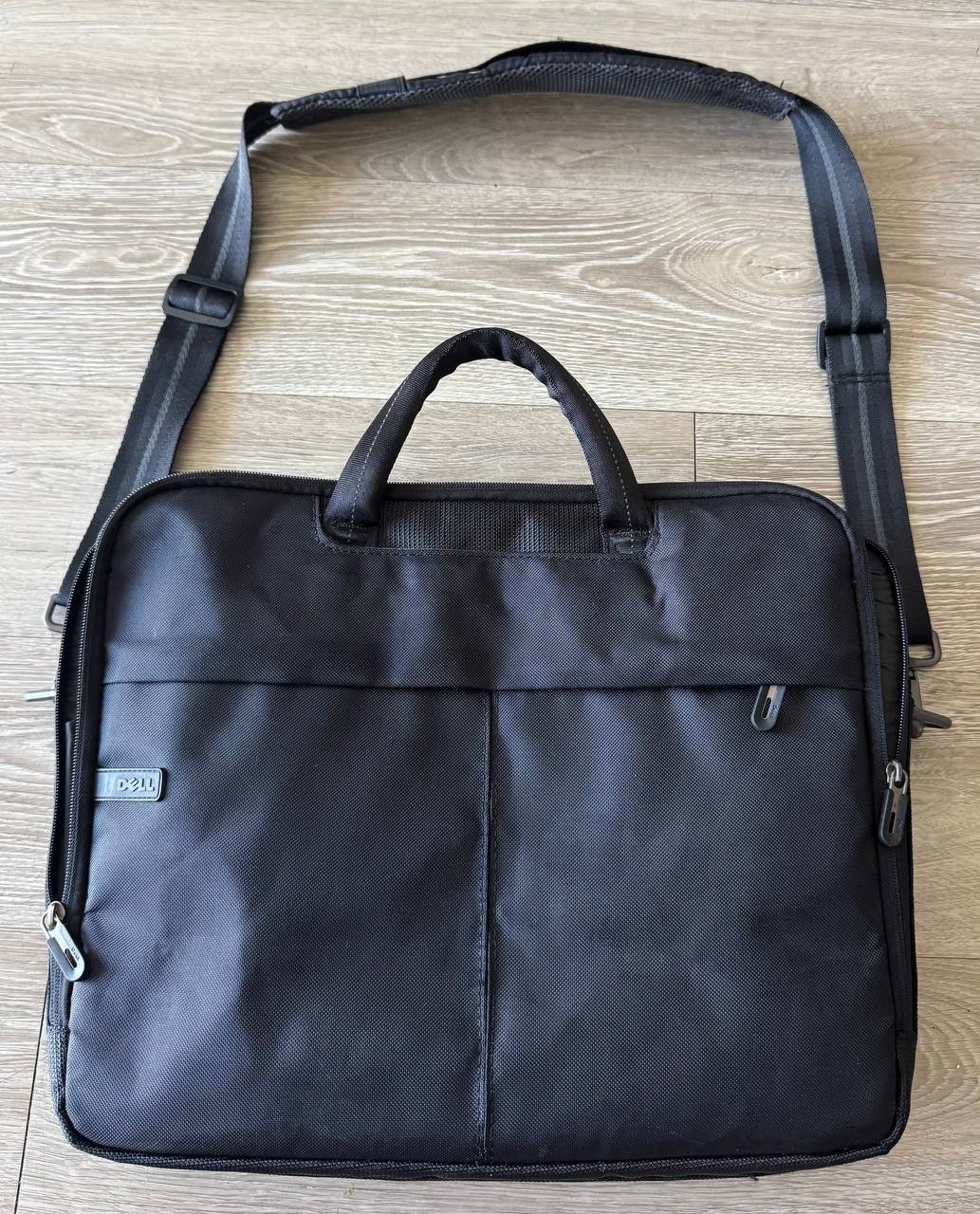 Dell 15" Laptop Carrying Case Shoulder Bag Black Padded Excellent Cond