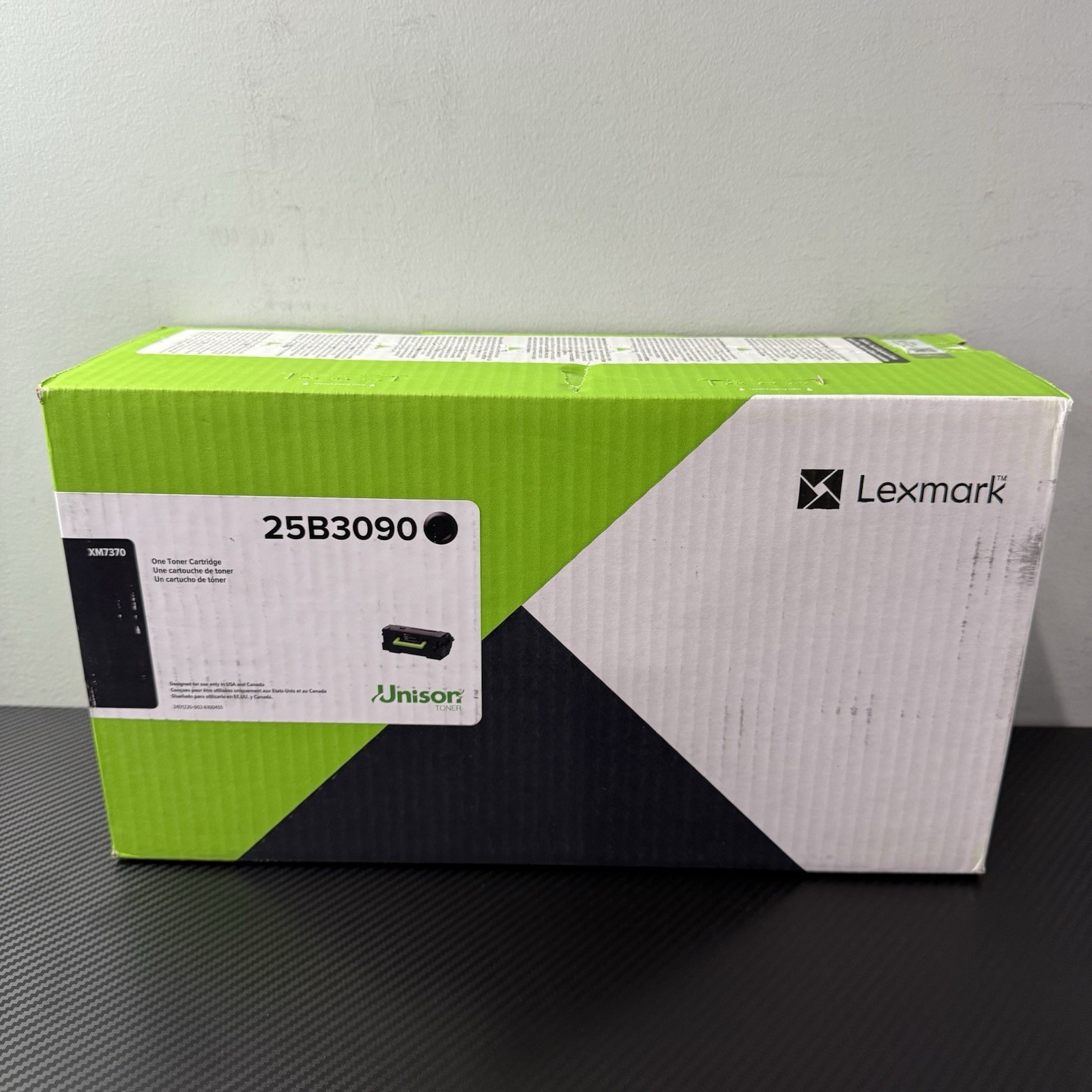 Lexmark 25B3090 Black Toner Cartridge for Lexmark XM7370 New