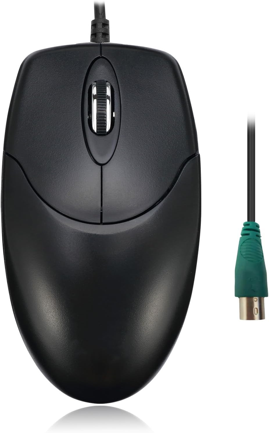 3 Button Desktop PS/2 Optical Scroll Mouse, Black
