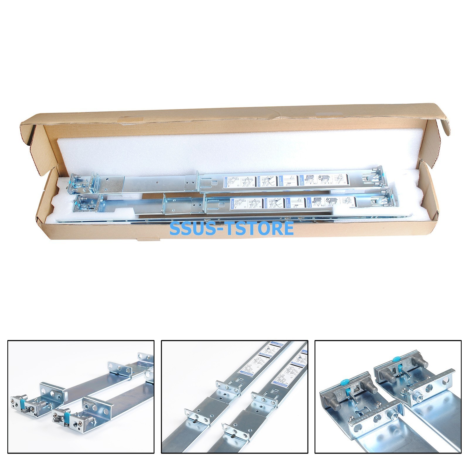 X632K Dell Static ReadyRail Kit For 1U Server R620 R630 R410 R420 0Y819K 053D7M