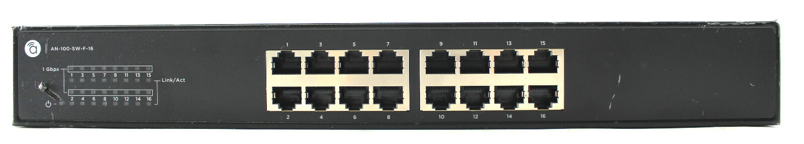 Araknis Networks AN-100-SW-F-16, 16 Port Switch With Rack Ears 