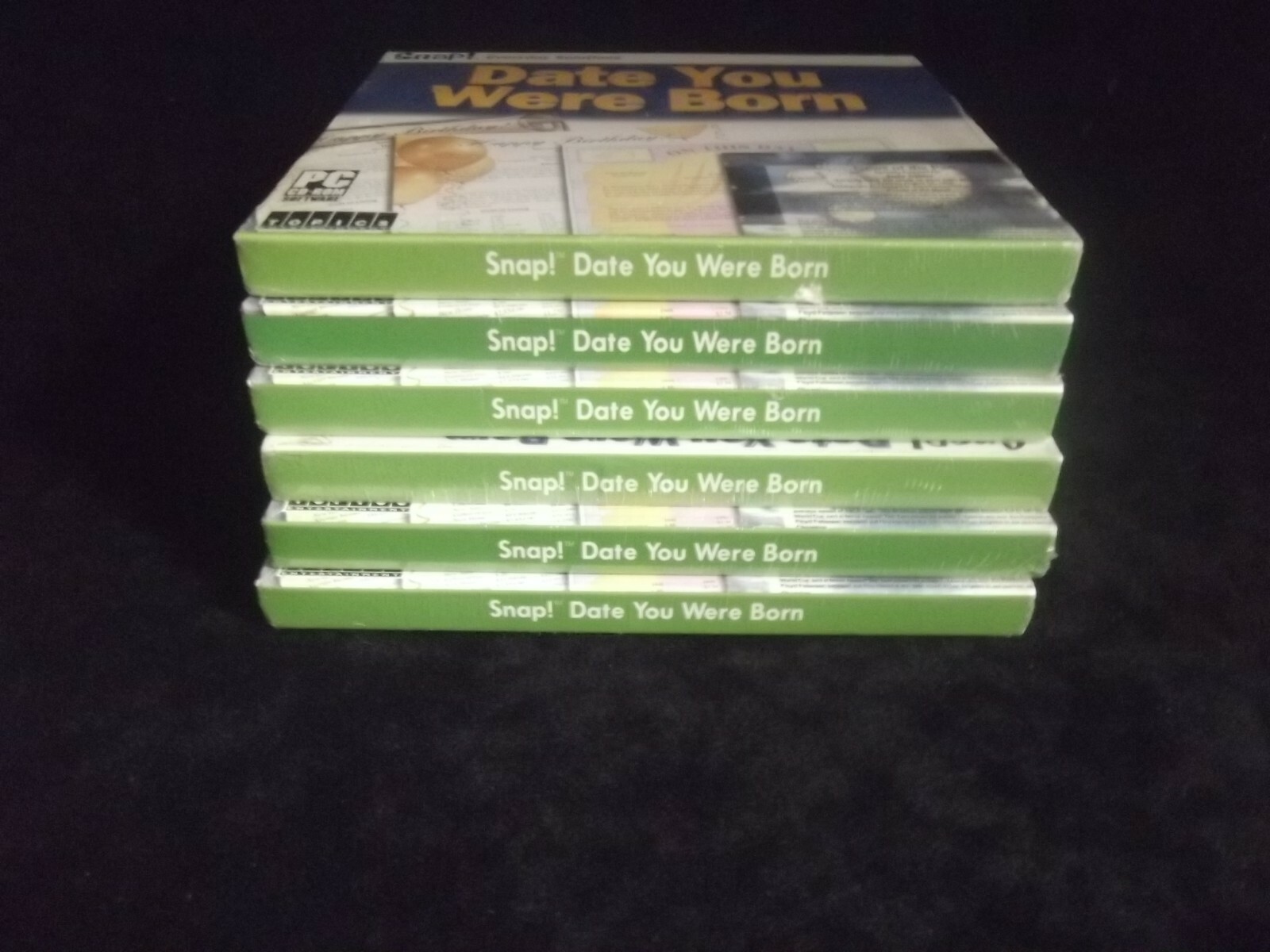 LOT of 6 SNAP:The Date You Were Born ( 2001 PC CD-Rom) NEW SEALED 