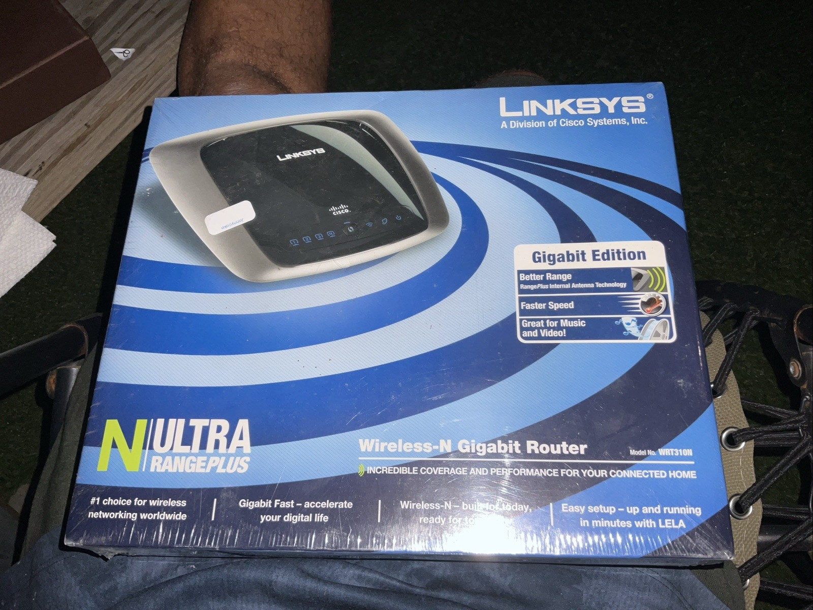 Wireless-N Gigabit Router LINKSYS CISCO WRT310N new in box and sealed