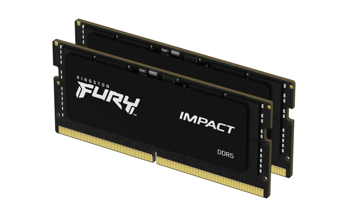 Kingston FURY Impact 32GB (2x16GB) 6400MT/s CL38 DDR5 SODIMM