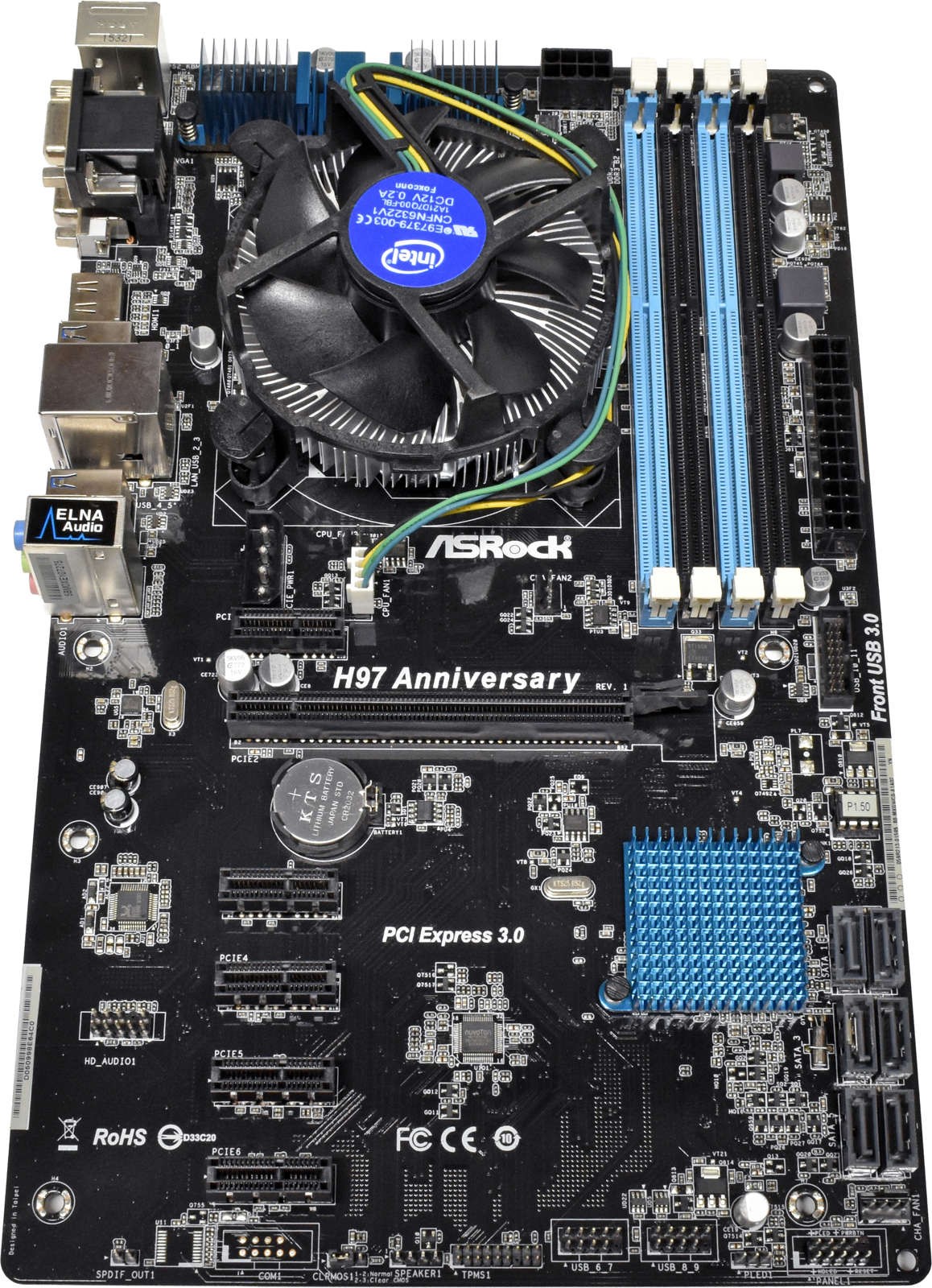 ASRock H97 Anniversary 80-MXGWC0-A1A02 LGA1150 Celeron G1840T 4 Slots DDR3/3L