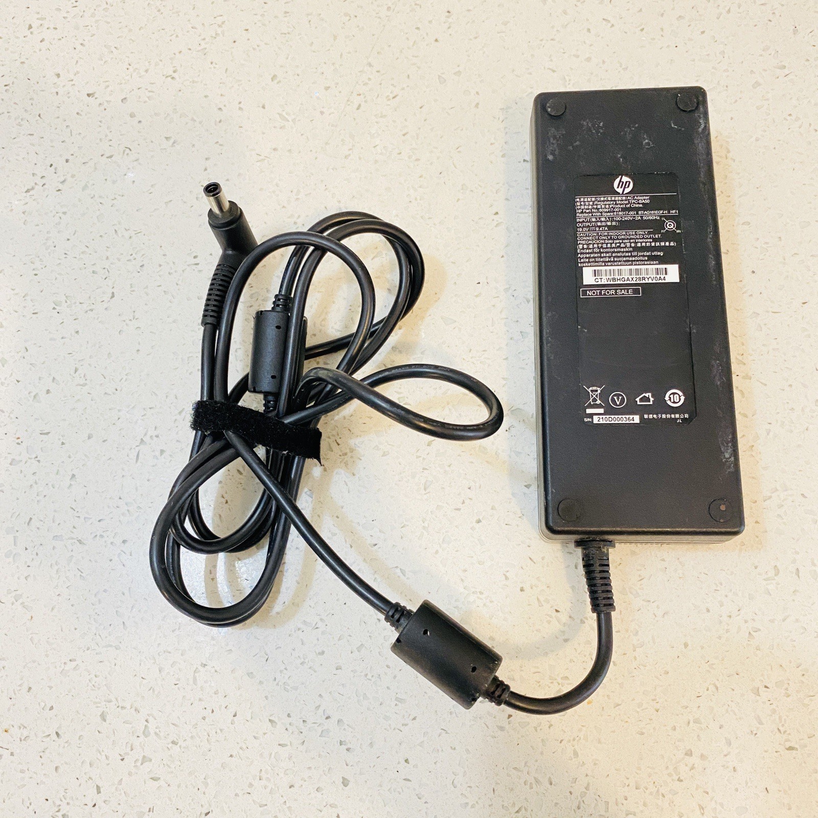 GENUINE HP 19V 9.47A TPC-BA50 611485-001 613768-001 AC Adapter Power Supply OEM
