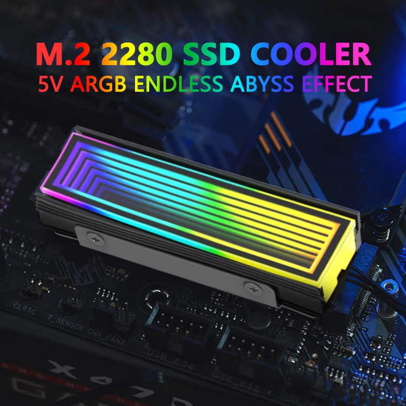 Jumpeak 5V Argb Sync Computer SSD M2 Radiator RGB M.2 Hard Disk Nvme Cooler