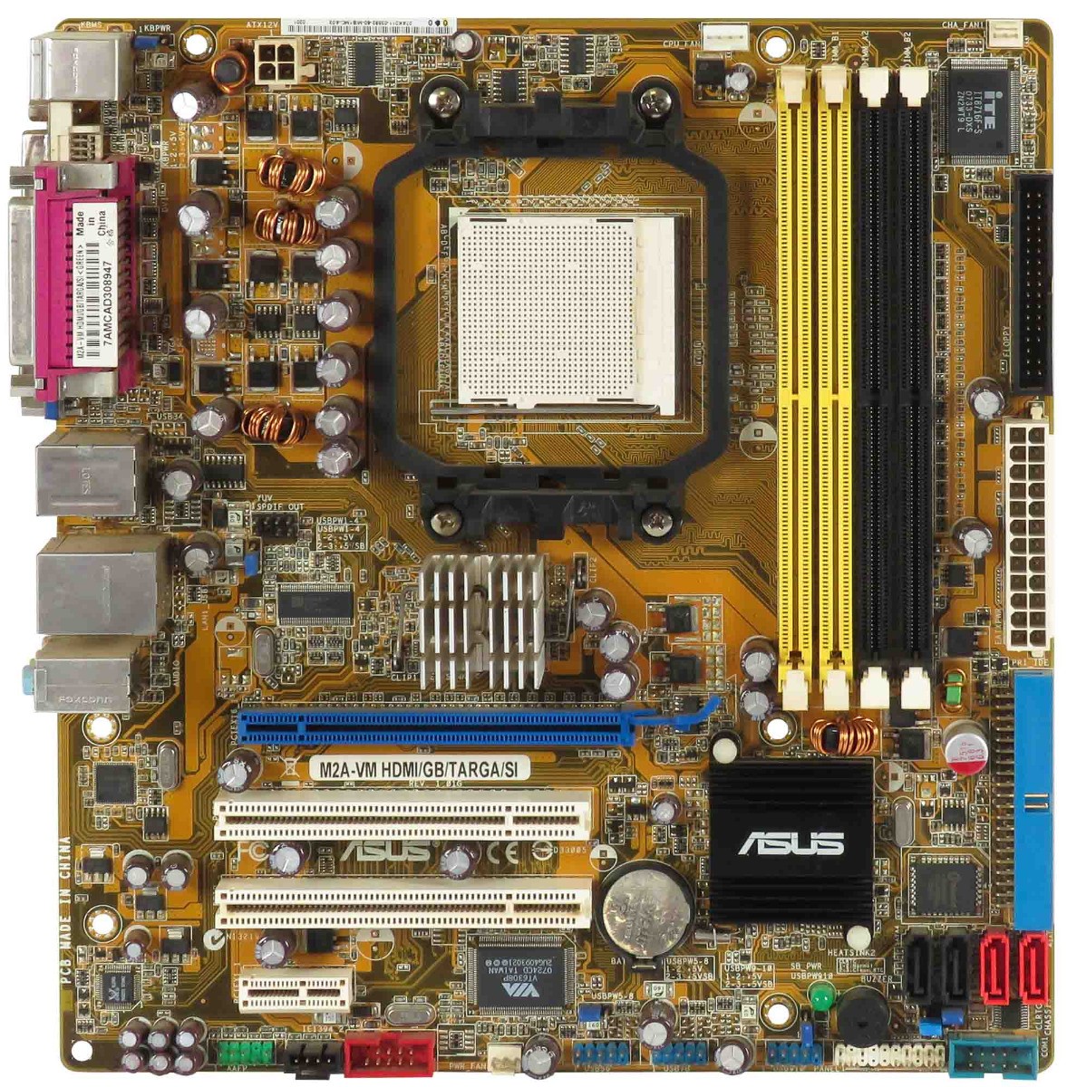 ASUS M2A-VM HDMI/GB/TARGA/SI s. AM2 DDR2 PCIe PCI mATX
