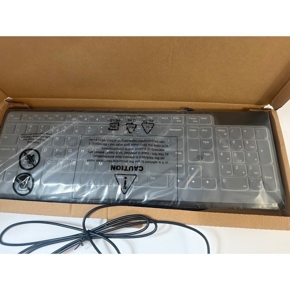 Lenovo Calliope USB Keyboard Black 1PSD51B37308 Wired Full Size Numeric Pad