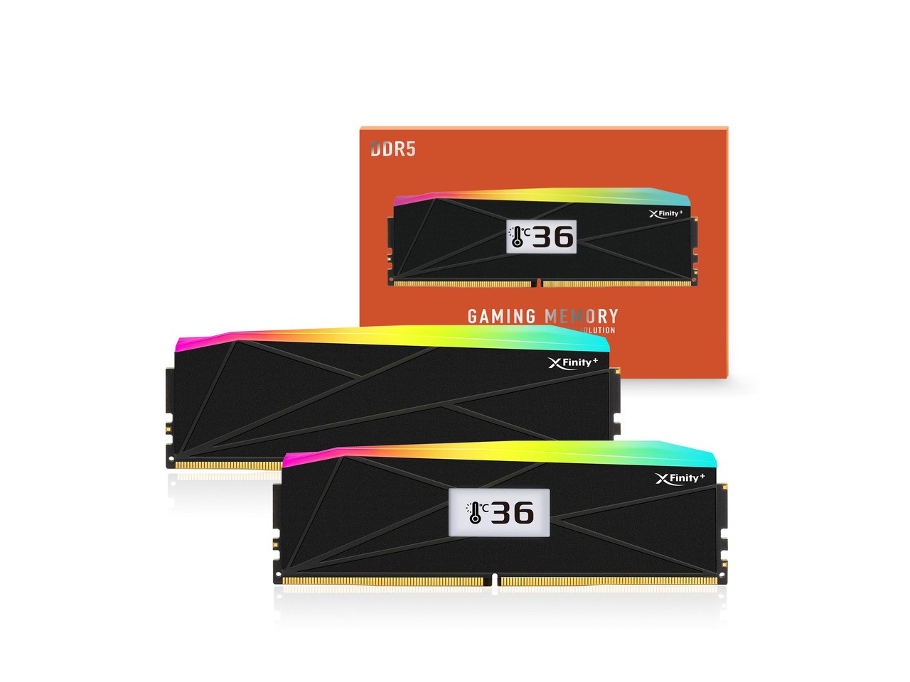 V-COLOR OLED XFinity+ DDR5 32GB (2x16GB) 8000MHz CL40 1.35V SK Hynix IC RGB