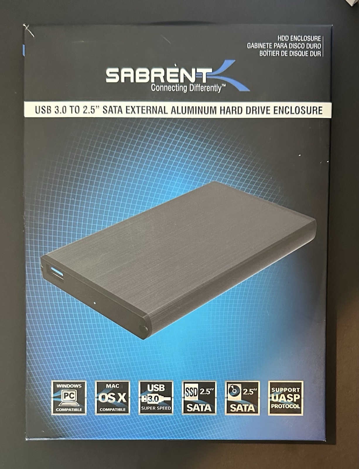 SATA To USB 3.0 to 2.5 External Hard Drive Enclosure Station EC-UK30 Sabrent