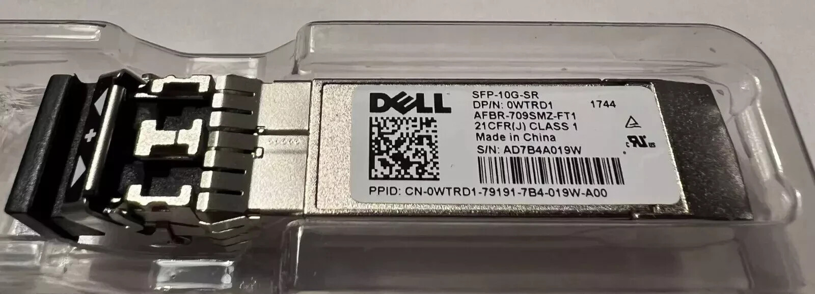 Genuine Dell 10GbE 10gb SFP+ SR for PowerEdge 6950 R710 R910 R810 T610 VRTX w/90