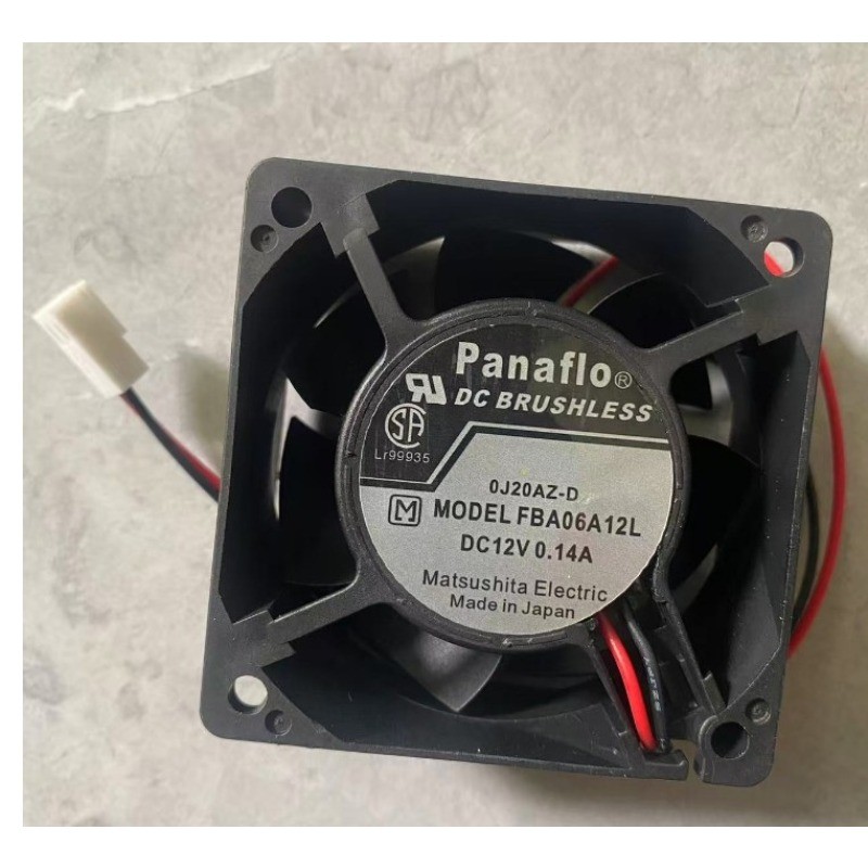 1pcs For Panaflo FBA06A12L Fan 12V 0.14A 60*60*25MM 2pin