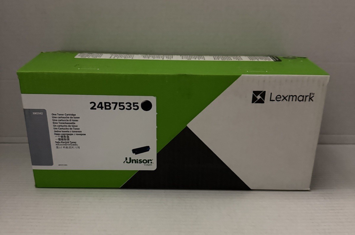 Genuine Lexmark 24B7535 Black Toner Cartridge
