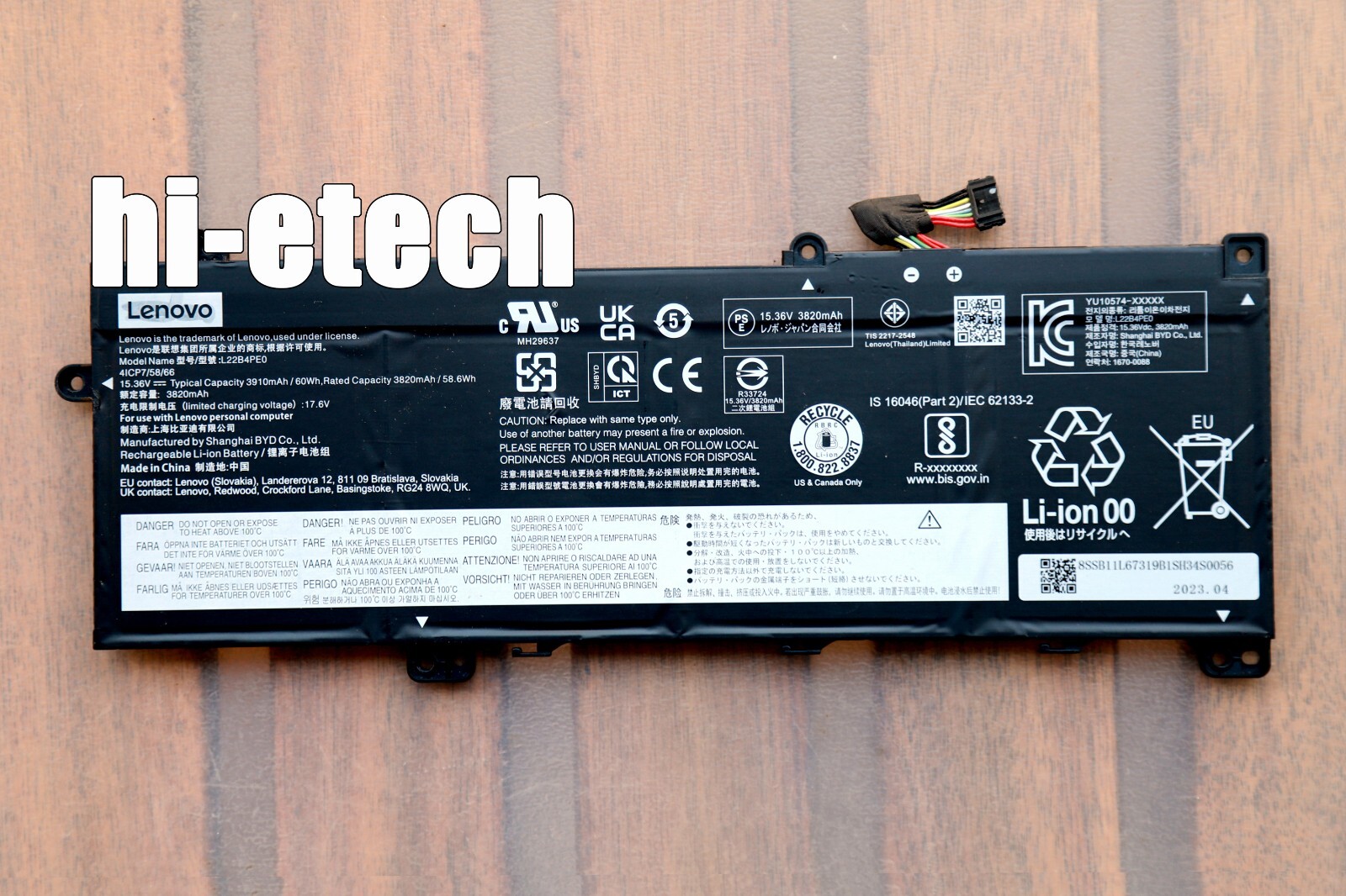 Genuine L22D4PE0 L22B4PE0 L22C4PE0 L22M4PE0 Battery for Lenovo ThinkBook 14 G6
