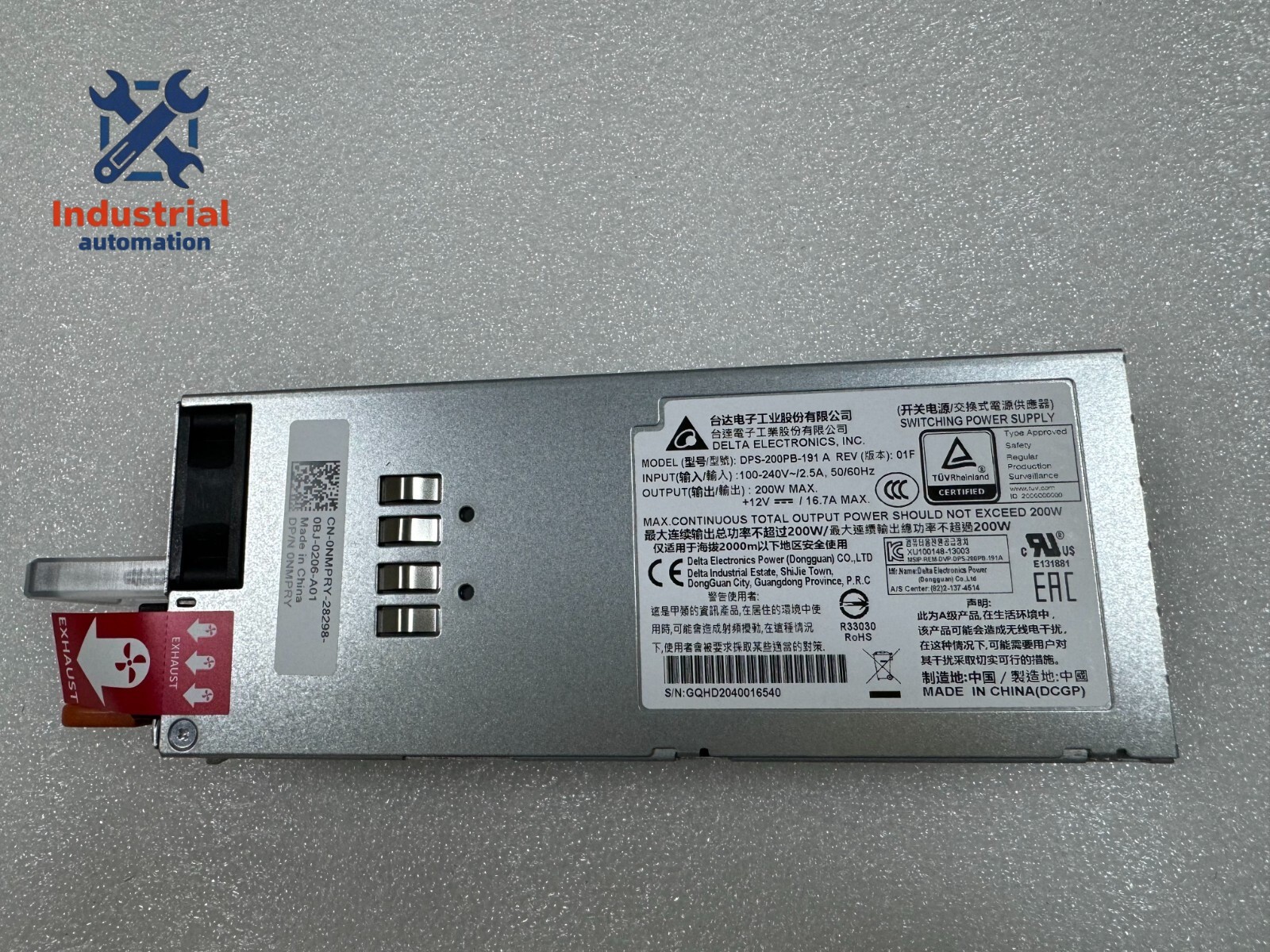 NEW DELL N30xx N3024 N3048 Switch Power Supply 200W NMPRY 0NMPRY DPS-200PB