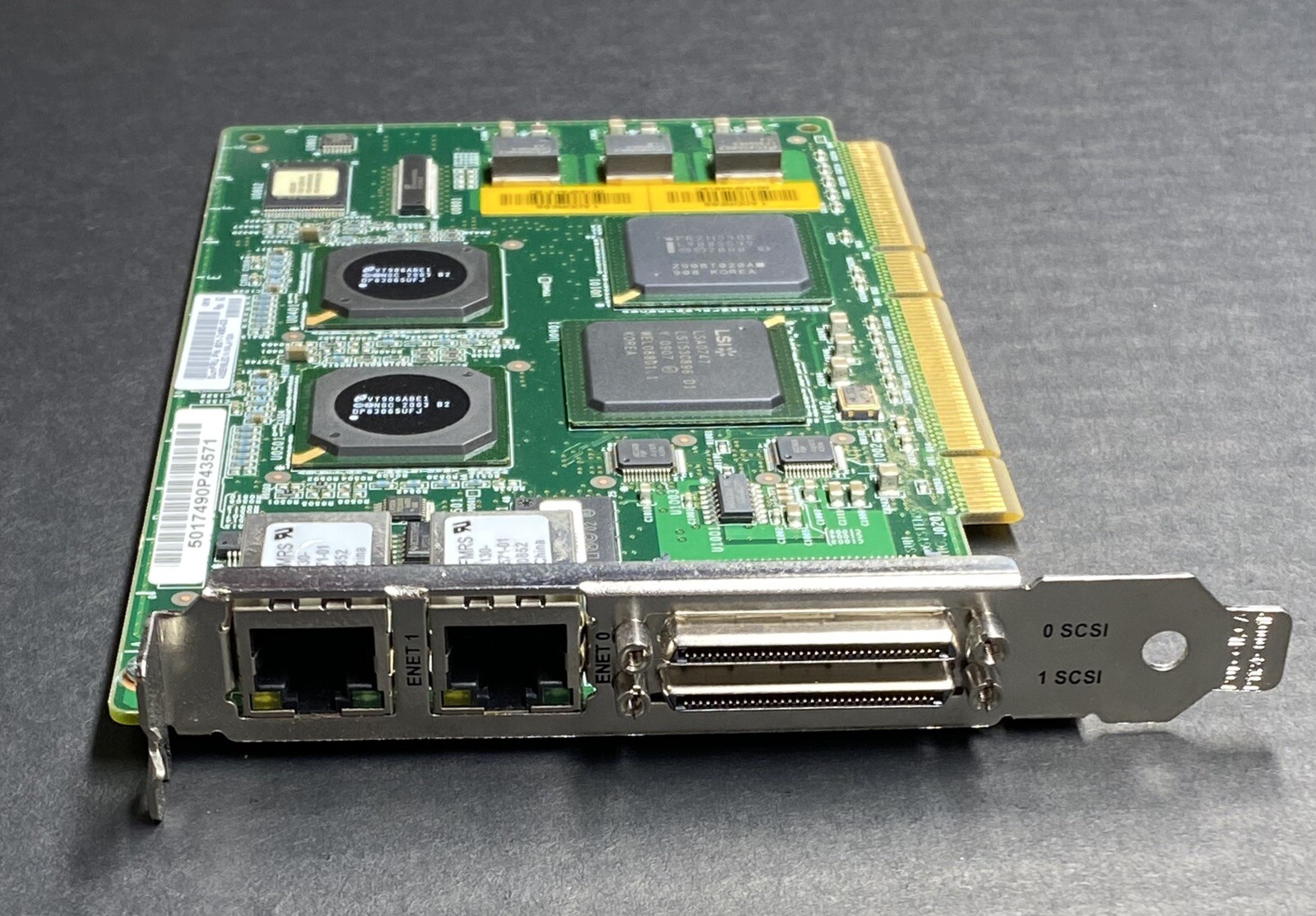 Sun 501-7490 Dual GigabitEthernet / Dual SCSI Ultra-2 PCI Adapter X4422A-2