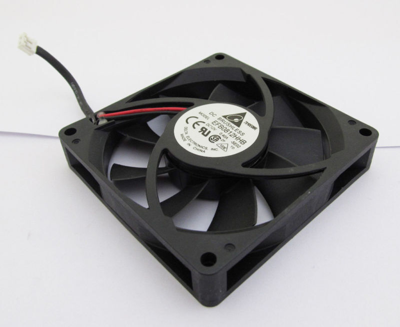 1pc Delta EFB0812HHB 80x80x15mm 80mm 8015 12V 0.4A DC CPU Cooling Fan 2pin wire