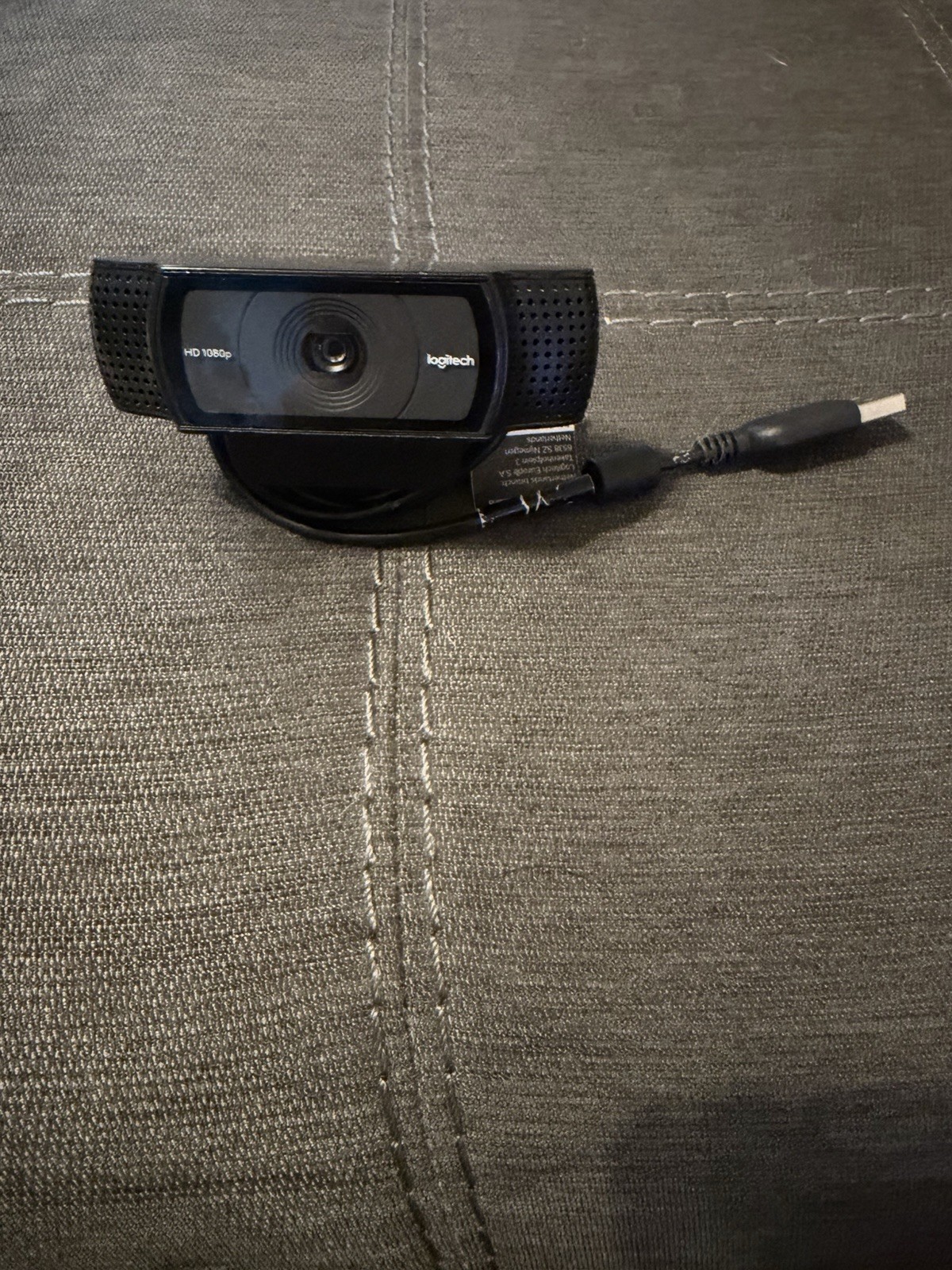 Logitech HD 1080p Webcam USB Camera – Tested Working – Black