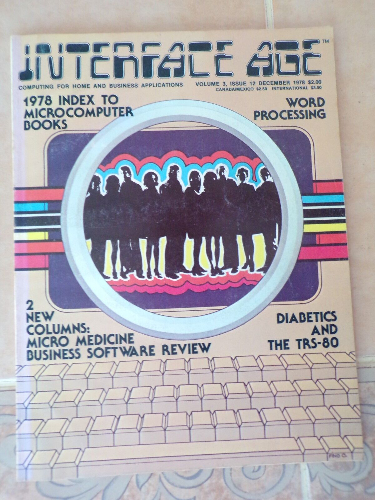 Interface Age Magazine Dec 1978 Vol 3 NO 12 Early Computer Publication No Label