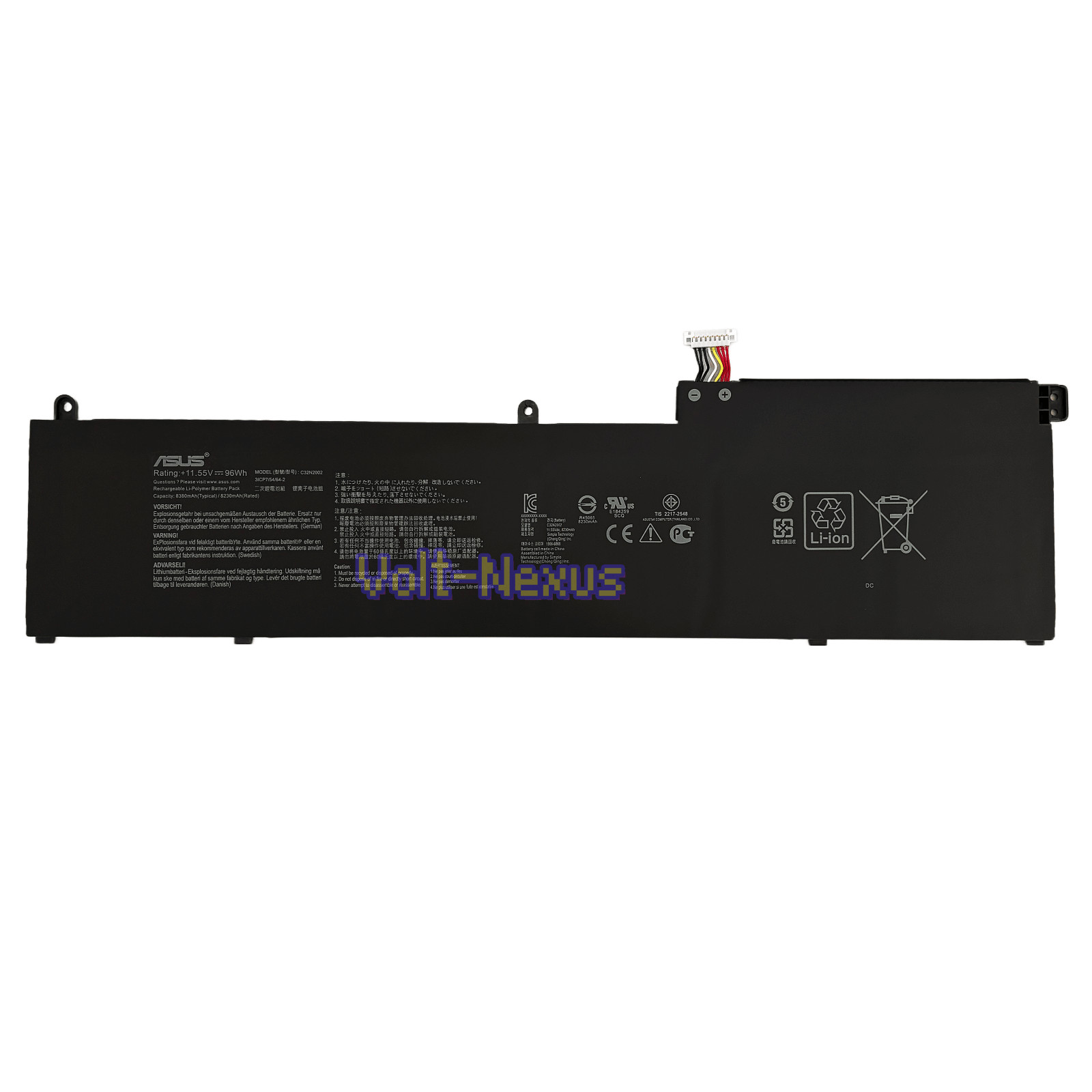 C32N2002 96Wh Genuine Battery for Asus ZenBook Flip 15 OLED UX535LI UX564EH