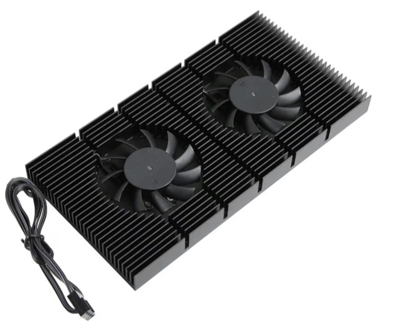 Alloy GPU Backplate Radiator - Fast Heat Sink Cooler for RTX 3090/3080/3070