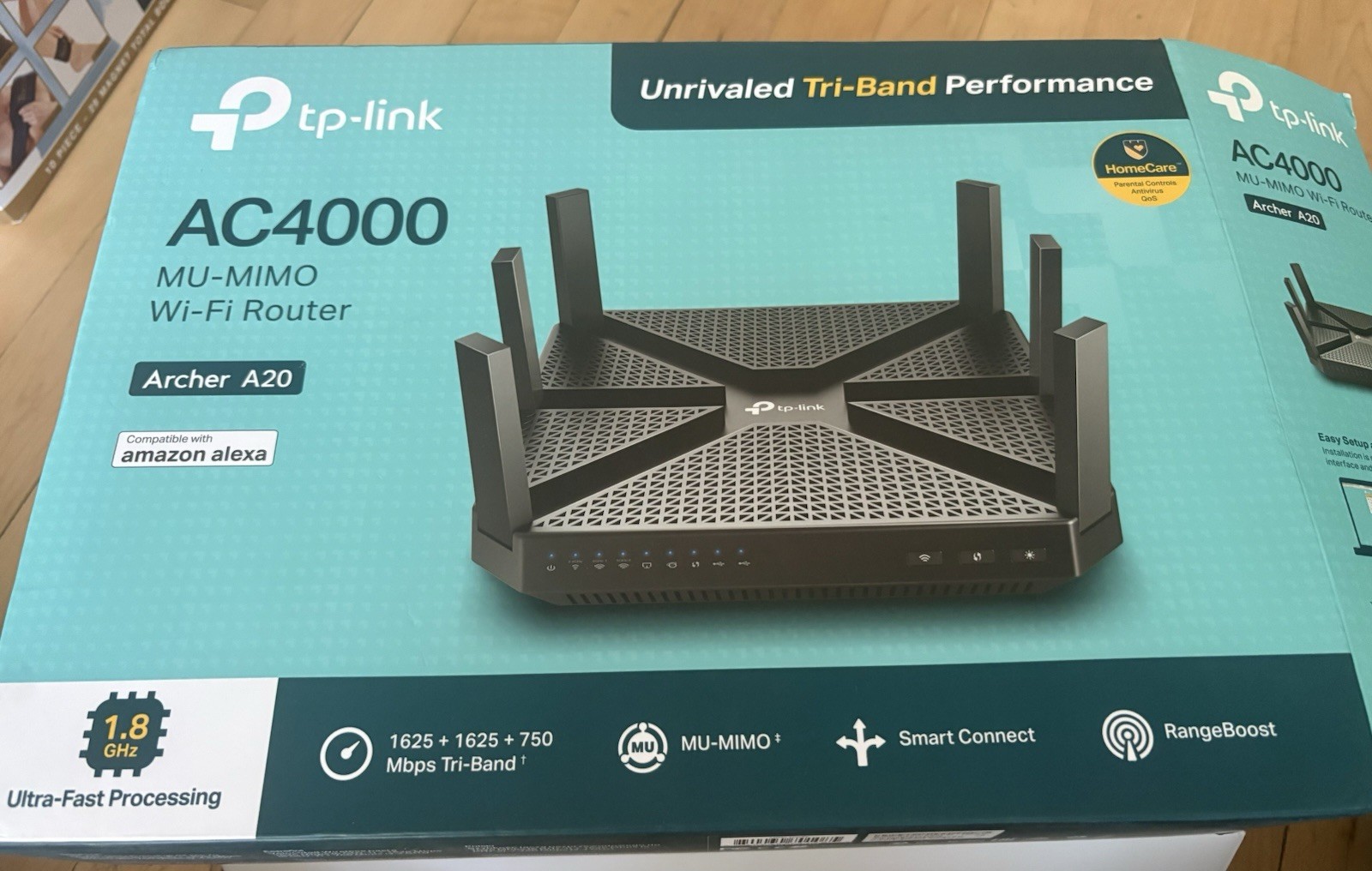 TP-Link Archer A20 AC4000 MU-MIMO Tri-Band Wi-Fi Router 4000 Mbps New