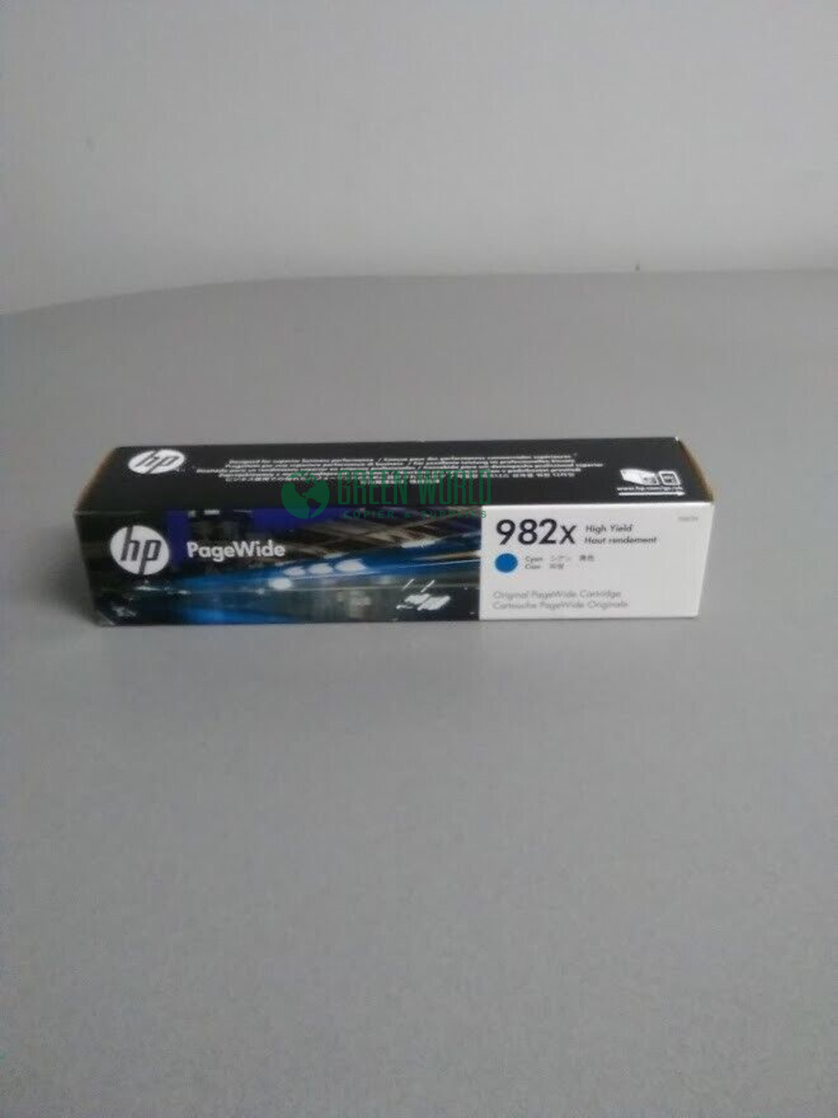 HP T0B27A 982X Cyan High Yield Original PageWide Cartridge  Exp  Feb 2023