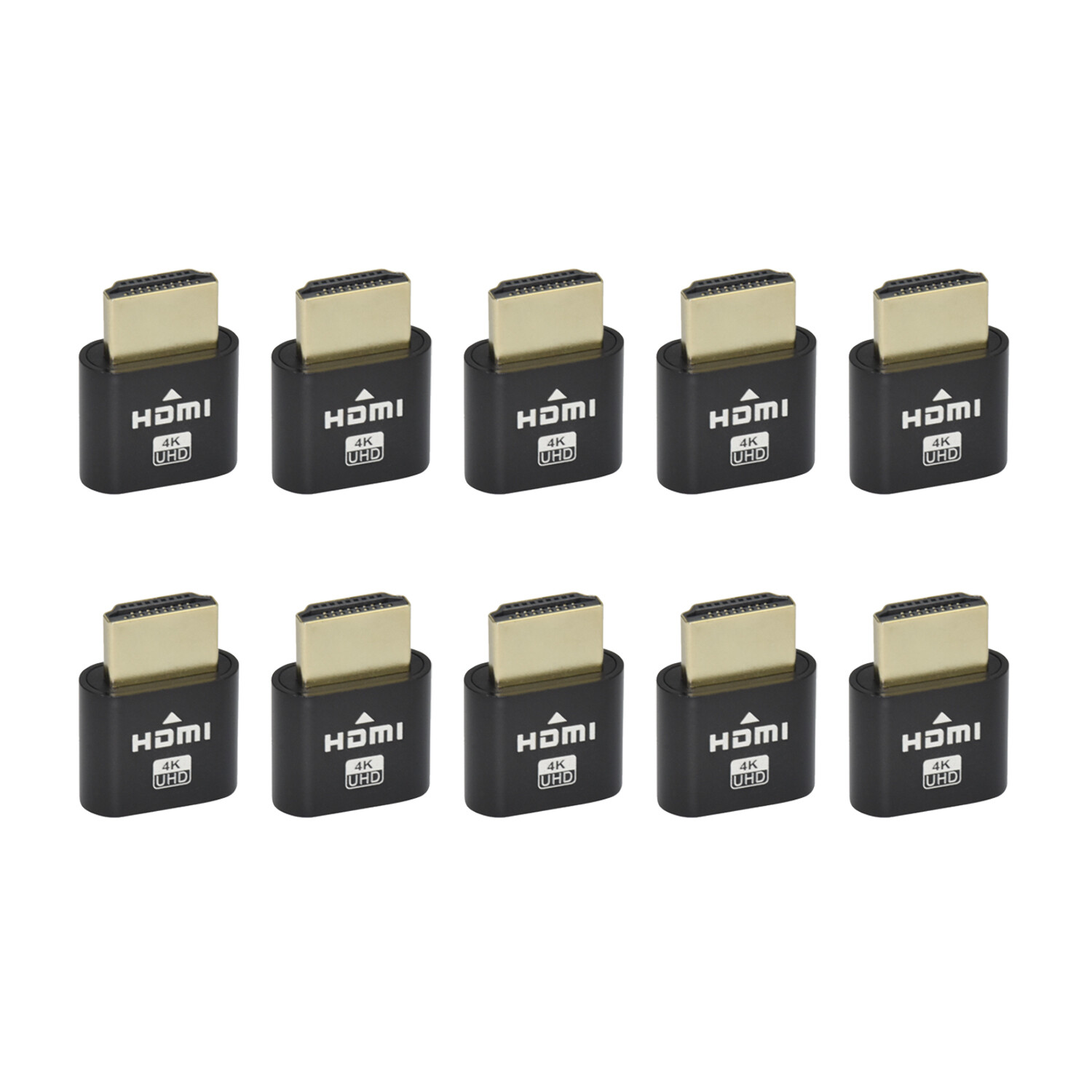 10 pcs 4K HDMI Dummy Plug Virtual Monitor Display Emulator Headless Adapter