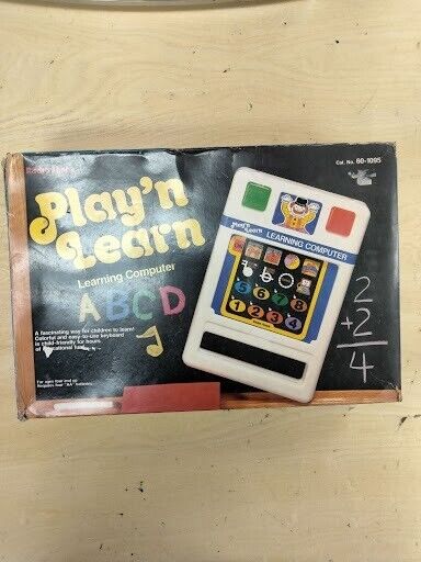 Radio Shack Play 'N Learn Learning Computer Children's Learning Toy 0982