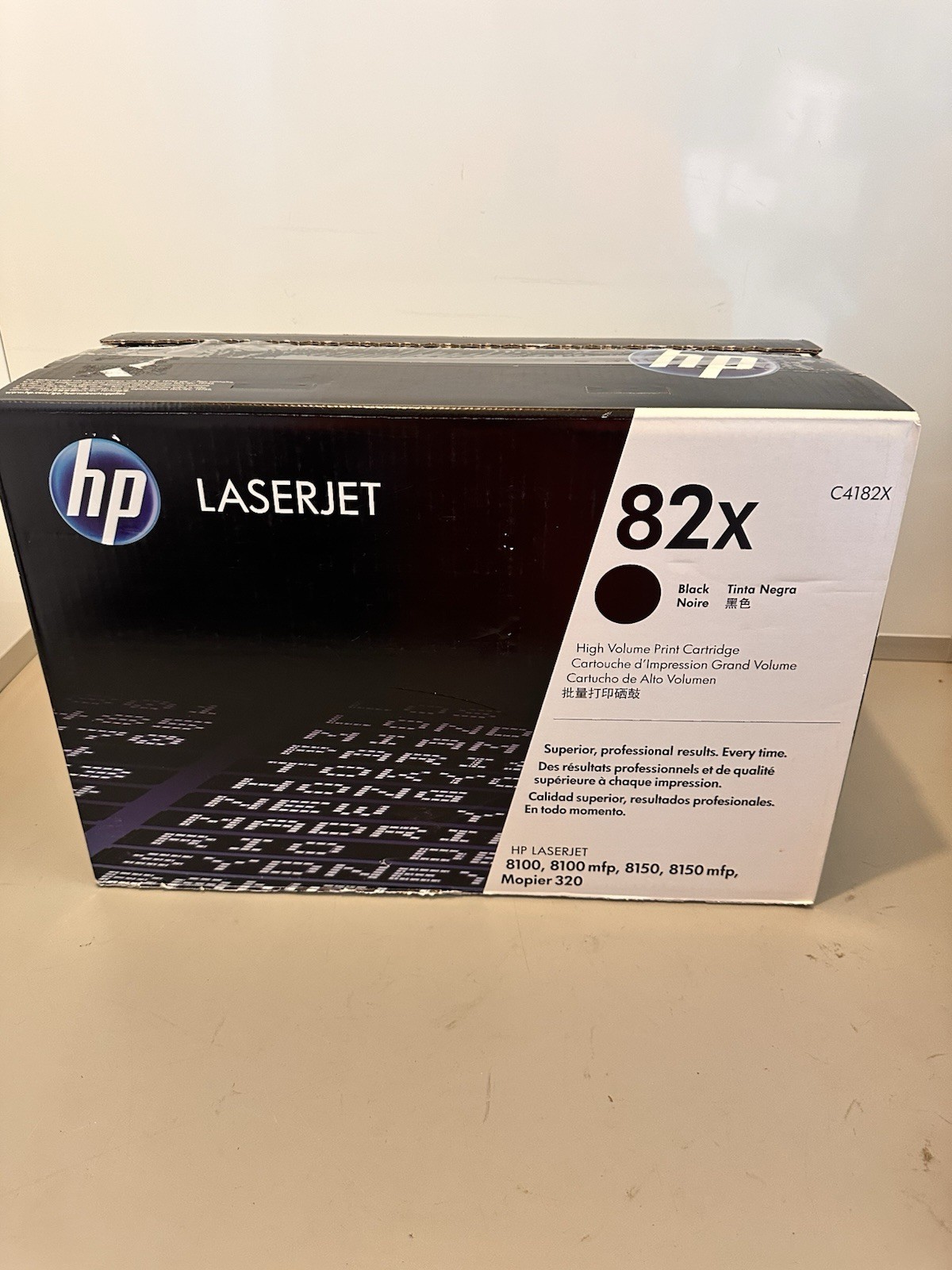 HP 82X Genuine High Yield LaserJet Toner Cartridge Black C4182X 20000-Page New