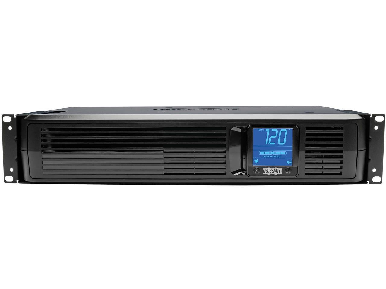 Tripp Lite SMART1500LCD Smart LCD 1500VA 900W 120V Line-Interactive UPS - 8
