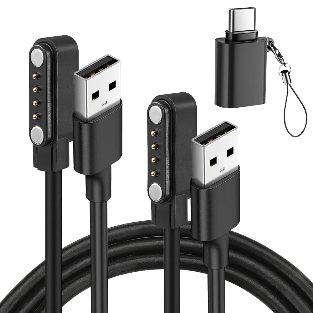 Tedubax 2-Pack USB & USB-C Charger for PLAUD Note AI/Note Pro AI Voice Type C