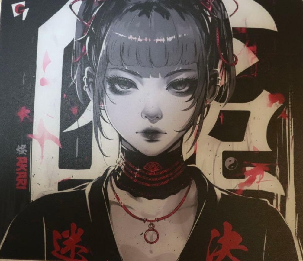 glsswrks akari Japanese Edition Glass Gaming Mousepad Limited Japan Used