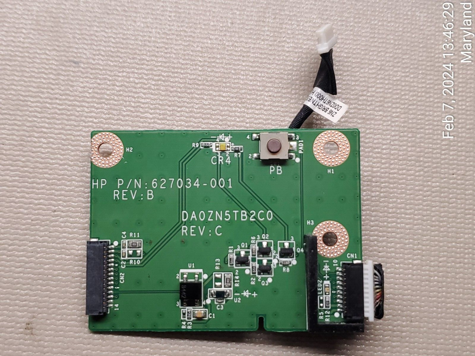 HP Compaq 6000 Pro All-in-One DA0ZN5TB2C0 Power Board- 32ZN5PB0000