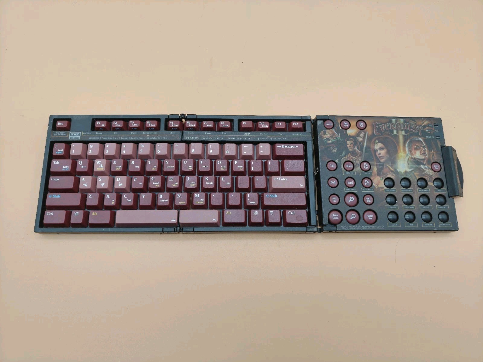 Everquest II 2 Zboard Limited Edition Gaming Keyboard Keyset