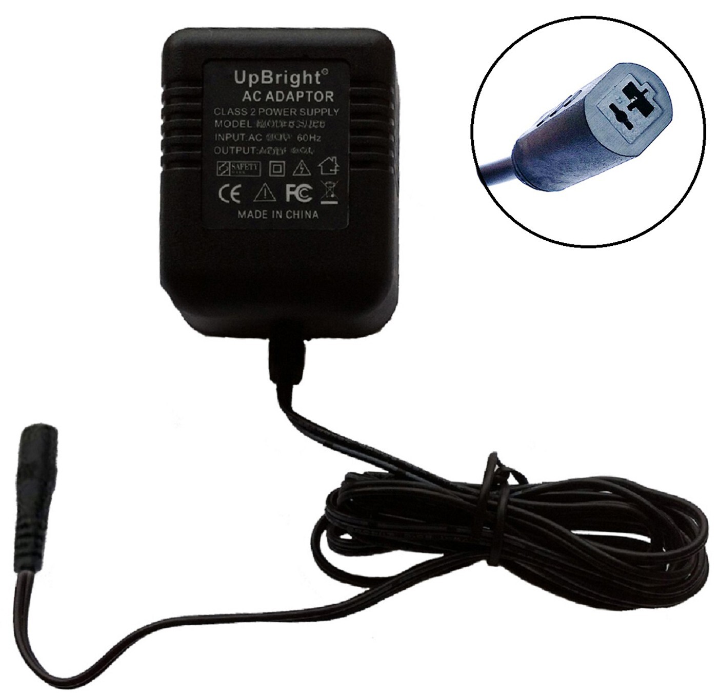 12V AC/AC Adapter For Sterling 523180 12" Fiber Optic Santa Tree or Table topper
