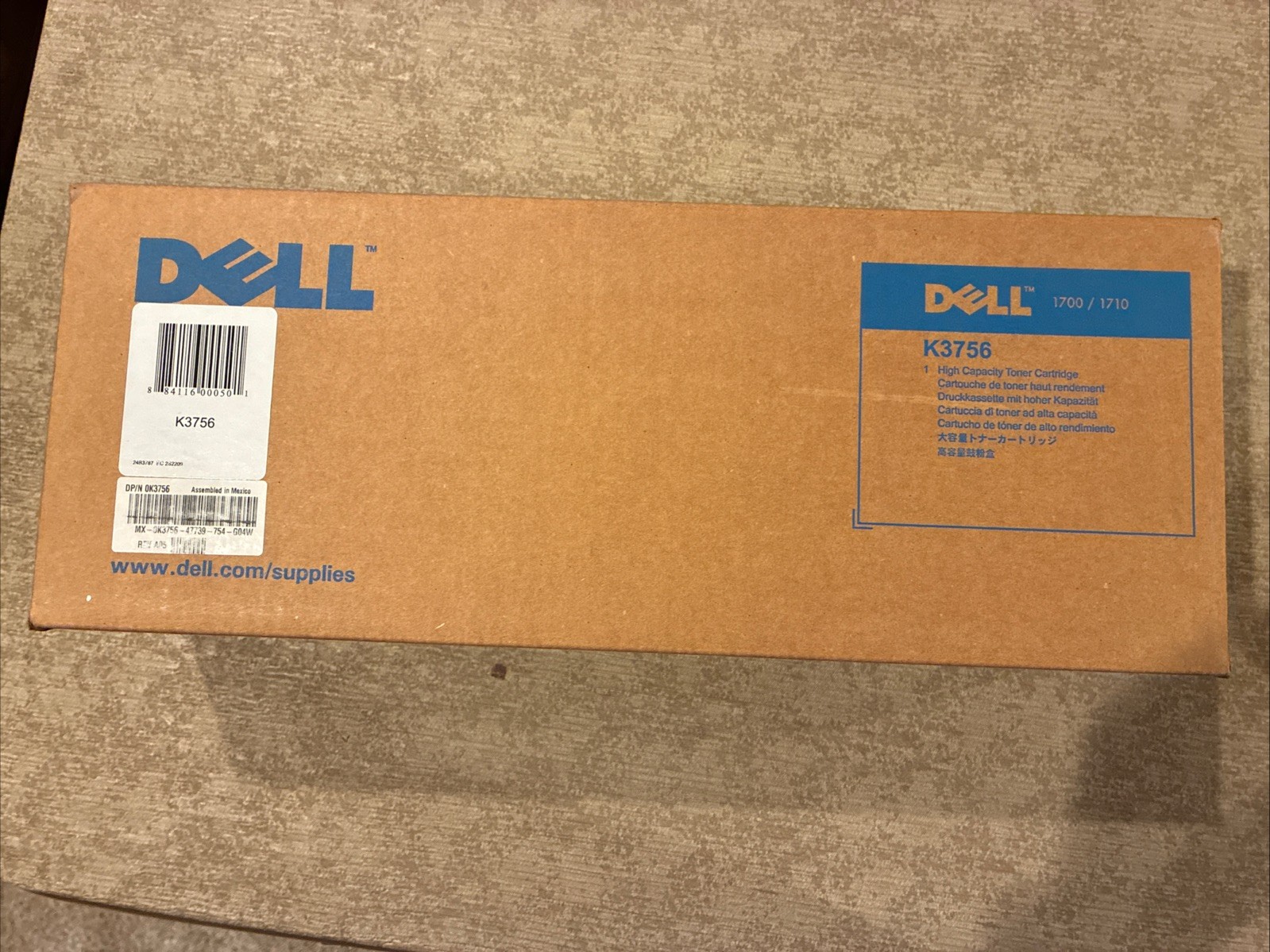 Dell K3756 High Capacity Toner Cartridge 1700/1710 BRAND NEW SEALED