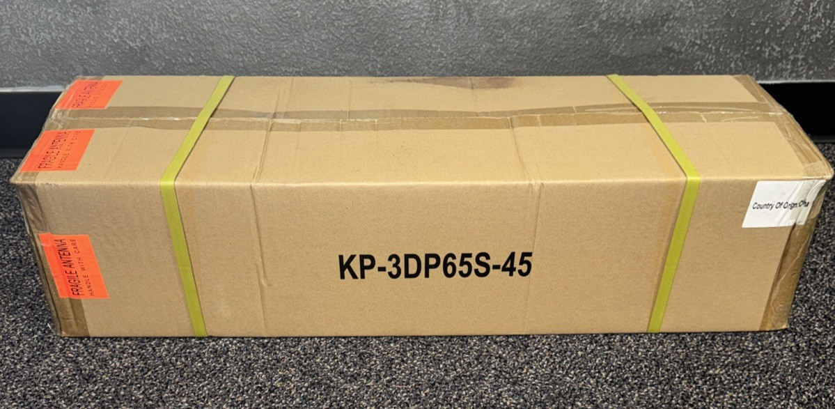 KP Performance KP-3DP65S-45 3GHz Slant Dual Pol 18 dBi 65 Degree Antenna