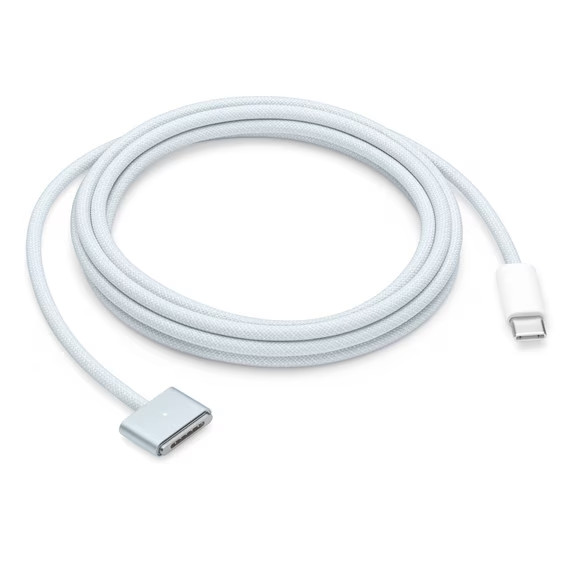 Lot of 2 Apple USB-C to MagSafe 3 Charging Cable 2M A2363 Sky Blue Grade C
