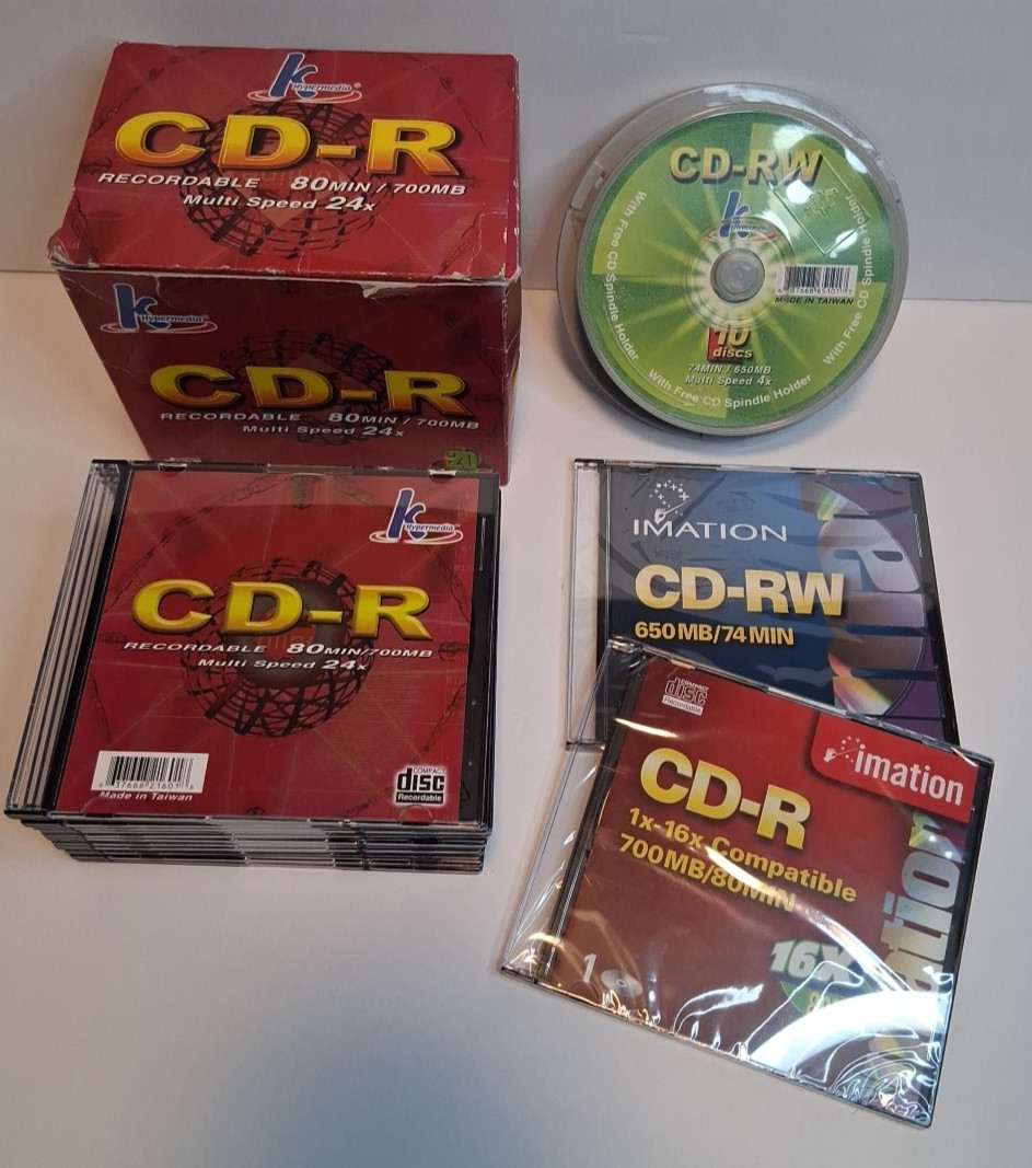 K Hypermedia CD-R Recordable 700MB 80min & 74min 650MB Multi Speed 25 discs