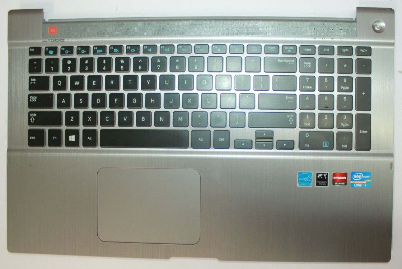 Genuine Samsung 770Z NP770Z7E Palmrest with Keyboard + Touchpad BA75-03734A