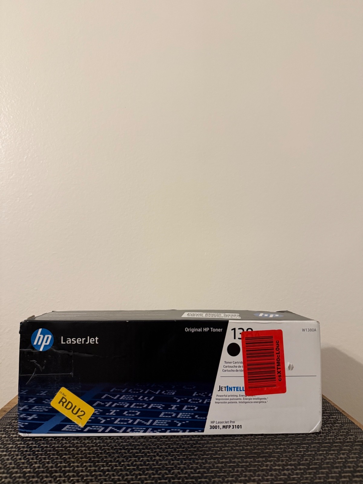 Genuine HP 138A W1380A Black Toner for Laserjet 3001 MFP 3101 🔥New Sealed🔥