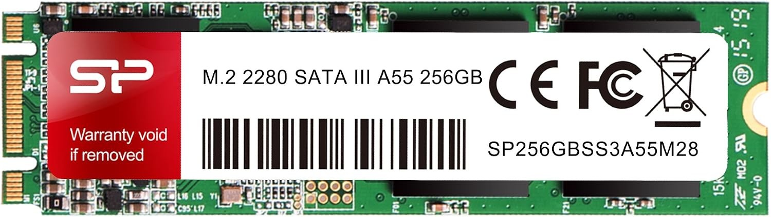 Silicon Power 256GB A55 M.2 SSD SATA III Internal Solid State Drive 2280