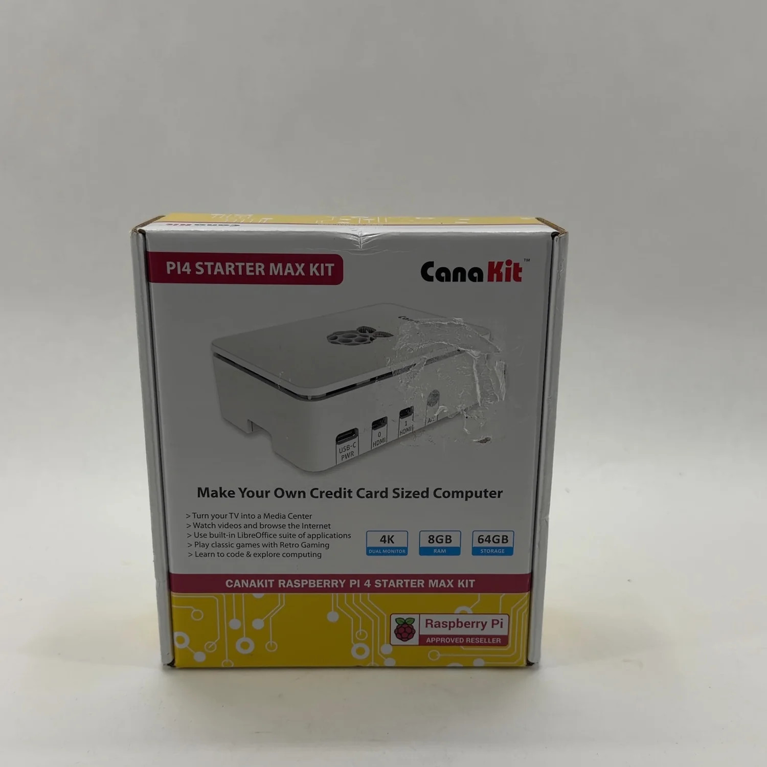 New CanaKit Pi4 Starter Max Kit Raspberry Pi 4