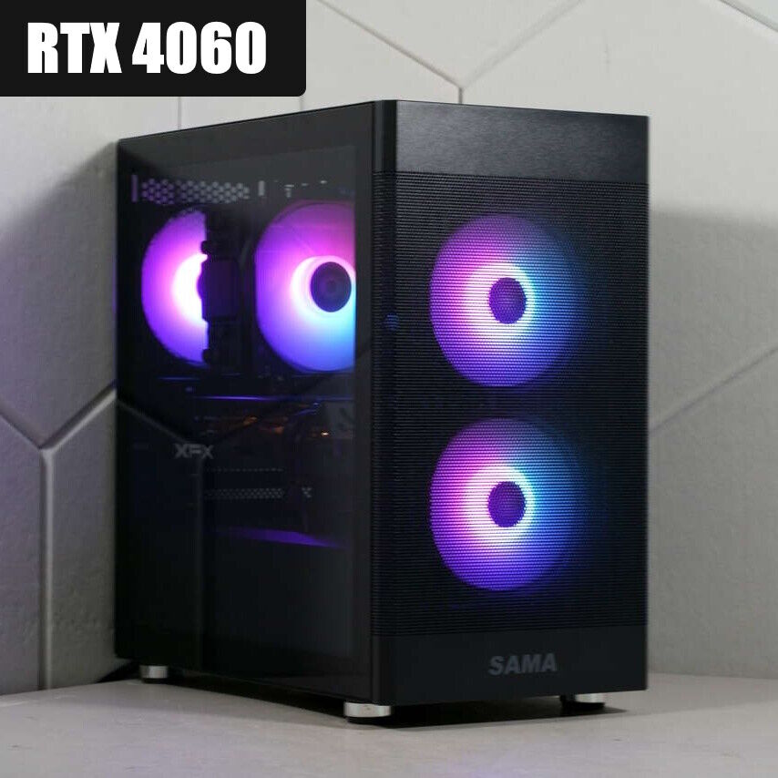 RTX 4060, USB-C, 14-Core, 32GB RAM, 2TB (1TB+1TB) SSD Gaming Computer Desktop PC